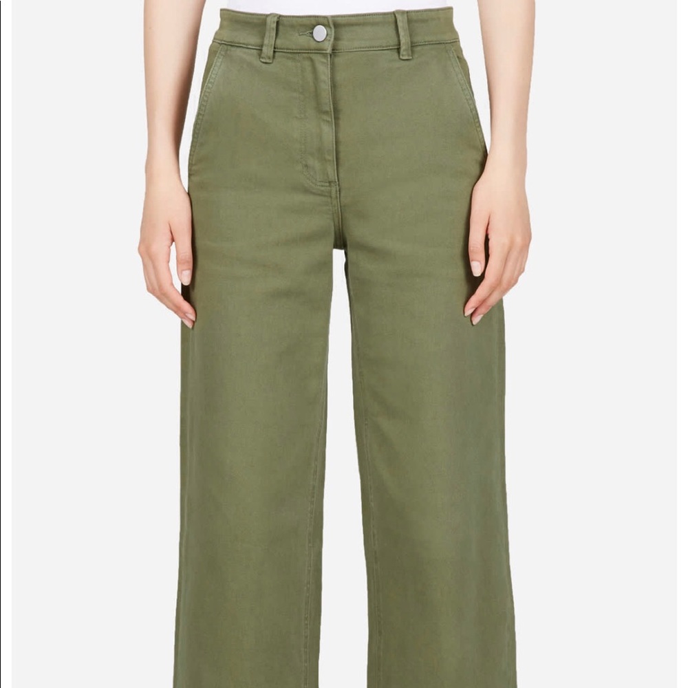 The Wide Leg Crop Pant by Everlane
